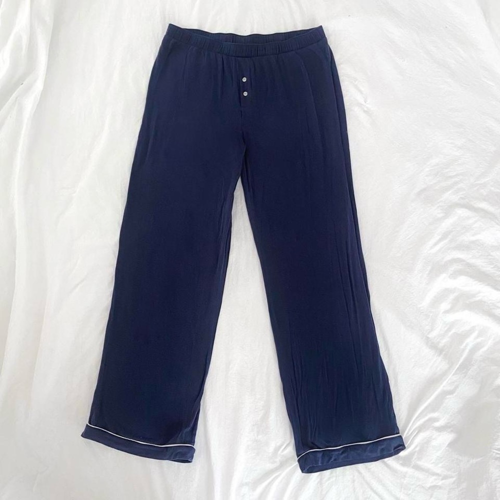 Aerie Soft Navy Blue Pajama Pants L